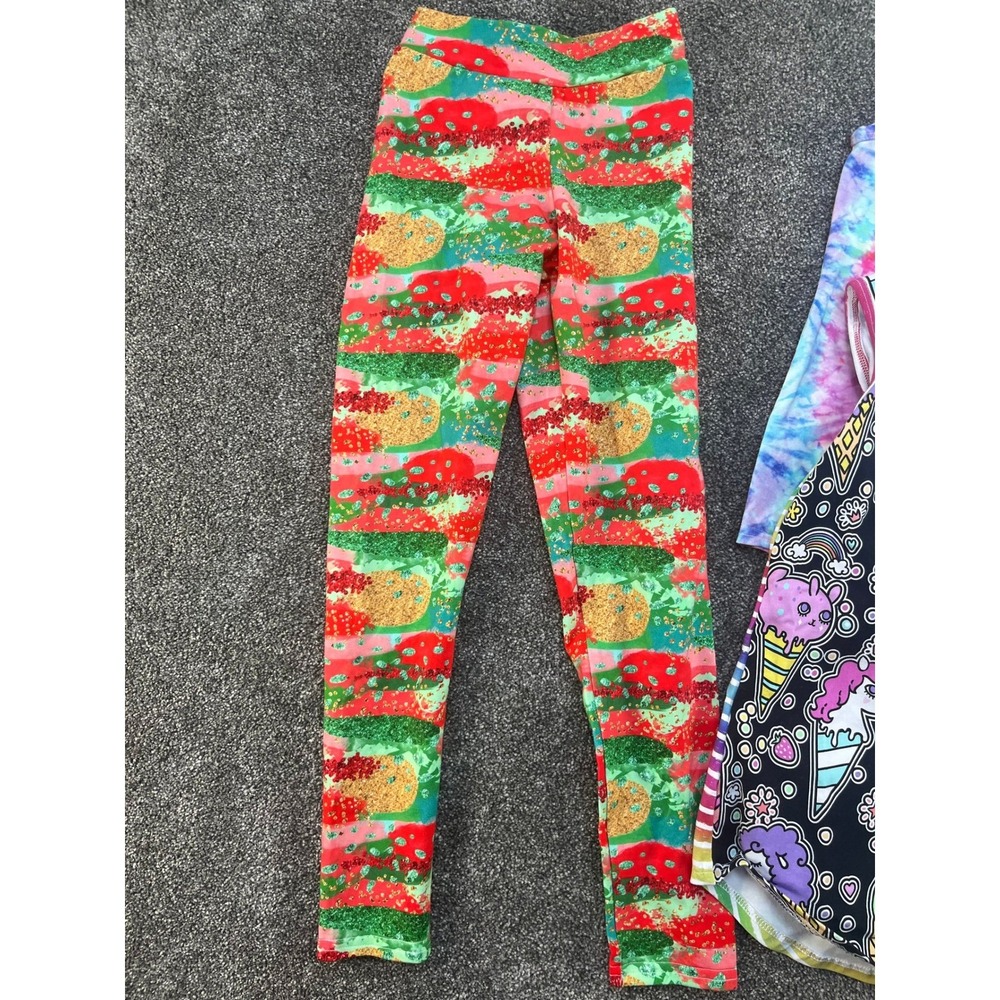 JAB Creations Clothing Kids Size 8 Lot of 3 - 2 Tank Tops &‎ Leggings Set - Picture 2 of 11